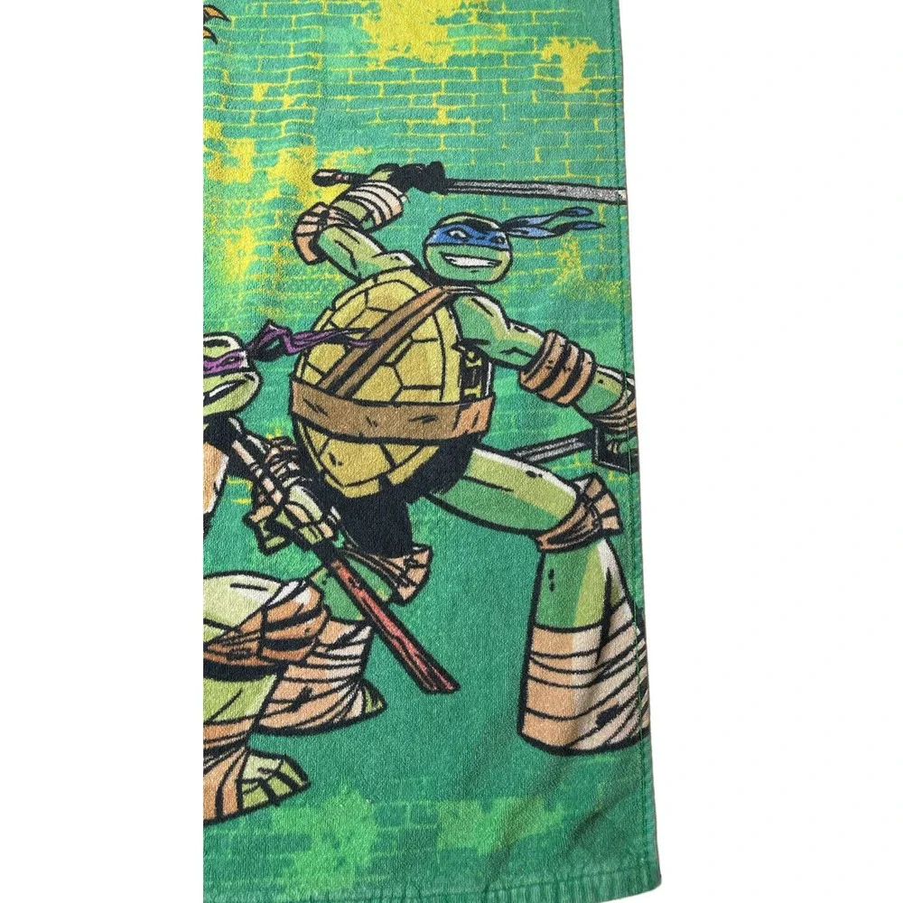 Nickelodeon Teenage Mutant Ninja Turtles 2014 Green Beach Bath Towel 23
